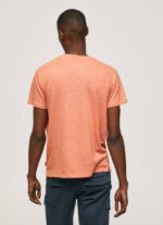 Pepe Jeans tavallinen puuvillainen t-paita miehet kurpitsa appelsiini TB00995 - Image 4