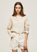 Pepe Jeans tavallinen tavallinen paita naiset kirnupiimä TB00359