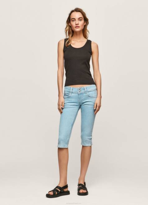 Pepe Jeans tavalliset 3/4 denim shortsit naiset denim TB00520 - Image 1