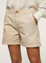 Pepe Jeans tavalliset chinoshortsit naiset kivi TB00524 - Image 3