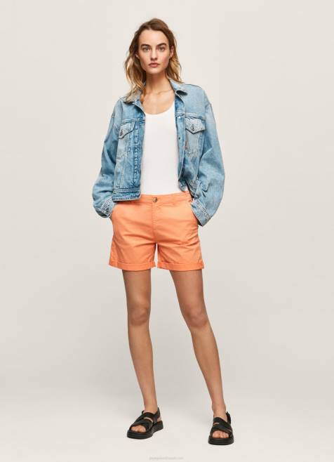 pepe_jeans_tavalliset_chinoshortsit_naiset_persikka_tb00522.jpg Pepe Jeans tavalliset chinoshortsit naiset persikka TB00522 - Image 1