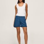 Pepe Jeans tavalliset chinoshortsit naiset valtameri TB00523