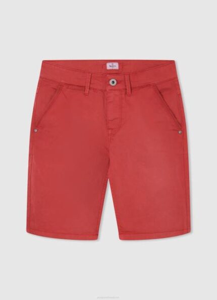 Pepe Jeans tavalliset chinoshortsit poika studio punainen TB001693