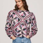 Pepe Jeans tilkkupuuvillapusero naiset multi TB00277