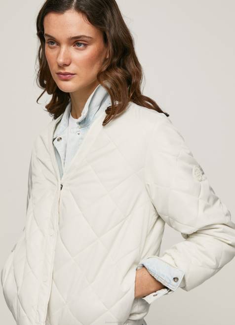 pepe_jeans_timanttitikattu_takki_naiset_mousse_tb00120.jpg Pepe Jeans timanttitikattu takki naiset mousse TB00120 - Image 1