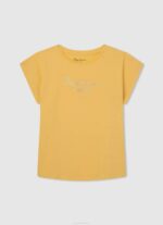 Pepe Jeans top sella röyhelöinen etupaneeli tyttö mousse TB001434 - Image 3