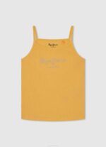 Pepe Jeans top sella röyhelöinen etupaneeli tyttö mousse TB001434 - Image 4