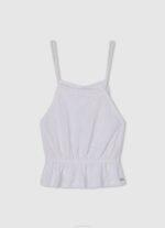 Pepe Jeans toppi harjakattoisilla yksityiskohdilla tyttö mousse TB001438