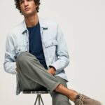 Pepe Jeans turisti-klaic-nahkaiset lenkkarit miehet tumma kivi TB001247