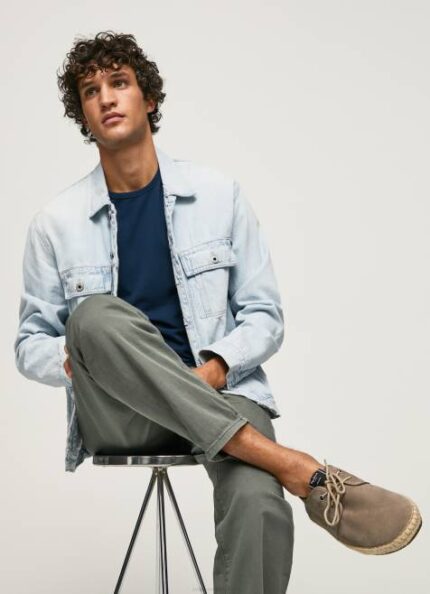 Pepe Jeans turisti-klaic-nahkaiset lenkkarit miehet tumma kivi TB001247