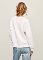Pepe Jeans Union Jack -puuvillapusero naiset valkoinen TB00266 - Image 4