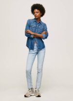 Pepe Jeans uudet brooke midrise tavalliset farkut naiset denim TB0010