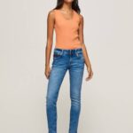 Pepe Jeans uudet brooke midrise tavalliset farkut naiset denim TB0027