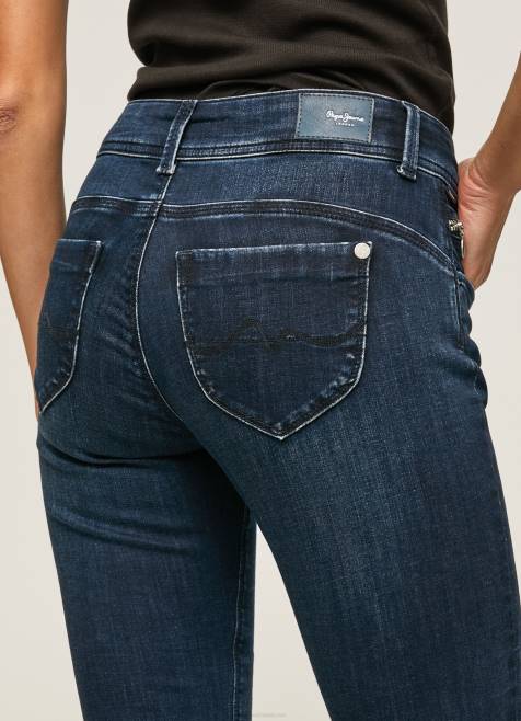 Pepe Jeans uudet brooke slim fit keskivyötäröiset farkut naiset denim TB0035 - Image 5