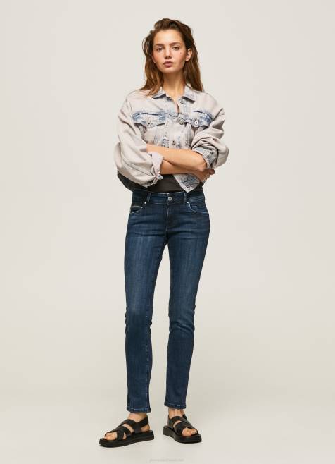 pepe_jeans_uudet_brooke_slim_fit_keskivyotaroiset_farkut_naiset_denim_tb0035.jpg Pepe Jeans uudet brooke slim fit keskivyötäröiset farkut naiset denim TB0035 - Image 1