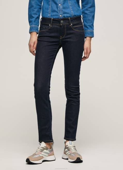 Pepe Jeans uudet brooke slim fit keskivyötäröiset farkut naiset denim TB009 - Image 2
