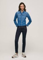 Pepe Jeans uudet brooke slim fit keskivyötäröiset farkut naiset denim TB009