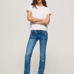 Pepe Jeans uudet gen midrise regular fit farkut naiset denim TB0014