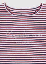 Pepe Jeans uurrettu raidallinen printti t-paita tyttö valtameri TB001466 - Image 3