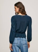 Pepe Jeans V-pääntie lyhennetty istuva toppi naiset dulwich TB00325 - Image 4