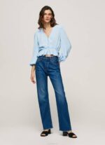 Pepe Jeans V-pääntie lyhennetty istuva toppi naiset lahti TB00326 - Image 2