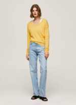 Pepe Jeans v-pääntie rento malli naiset paistaa TB00257 - Image 2