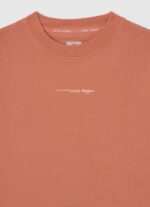 Pepe Jeans vaatteiden värjätty puuvillapusero poika kurpitsa appelsiini TB001602 - Image 3