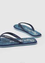 Pepe Jeans valas sademetsän ranta varvastossut miehet laivasto TB001287 - Image 4