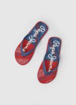 Pepe Jeans valaslipun ranta varvastossut miehet laivasto TB001256 - Image 2