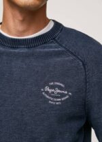 Pepe Jeans valitse pyöristetty kauluspaita miehet indigo TB00858 - Image 3