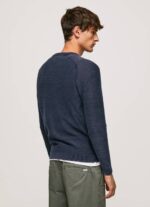 Pepe Jeans valitse pyöristetty kauluspaita miehet indigo TB00858 - Image 4