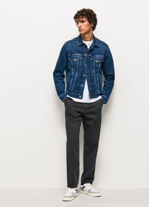 pepe_jeans_valjat_chino_housut_miehet_pesty_mustaksi_tb001103.jpg Pepe Jeans väljät chino-housut miehet pesty mustaksi TB001103 - Image 1