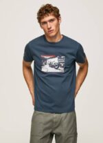 Pepe Jeans valokuvaprintti t-paita miehet jarman TB00954