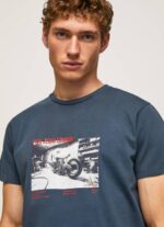 Pepe Jeans valokuvaprintti t-paita miehet jarman TB00954 - Image 3