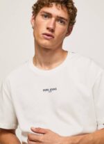Pepe Jeans valokuvaprintti t-paita miehet valkoinen TB00981 - Image 3