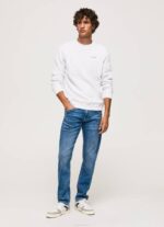 Pepe Jeans valokuvatulostuspusero miehet valkoinen TB00867 - Image 2