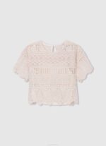Pepe Jeans värillinen t-paita kädenreiällä tyttö persikka TB001476 - Image 5