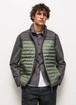 Pepe Jeans värillinen topattu liivi miehet pesty mustaksi TB00840