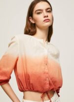 Pepe Jeans värilohko haalistunut paita naiset multi TB00338