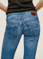 Pepe Jeans venus säännöllisesti istuvat matalavyötäröiset farkut naiset denim TB0033 - Image 5