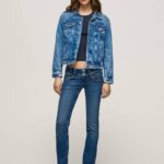 Pepe Jeans Venus suoramalliset matalavyötäröiset farkut naiset denim TB005