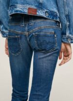 Pepe Jeans Venus suoramalliset matalavyötäröiset farkut naiset denim TB005 - Image 5