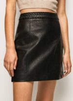 Pepe Jeans vetoketjullinen minihame naiset musta TB00484 - Image 3