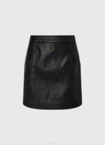 Pepe Jeans vetoketjullinen minihame naiset musta TB00484 - Image 5