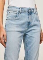 Pepe Jeans violetit korkeavyötäröiset rennon mallit farkut naiset denim TB0085 - Image 3