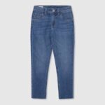 Pepe Jeans violetit korkeavyötäröiset rennon mallit farkut tyttö denim TB001362