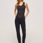 Pepe Jeans violetit löysät korkeavyötäröiset farkut naiset denim TB0092