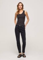 Pepe Jeans violetit löysät korkeavyötäröiset farkut naiset denim TB0092