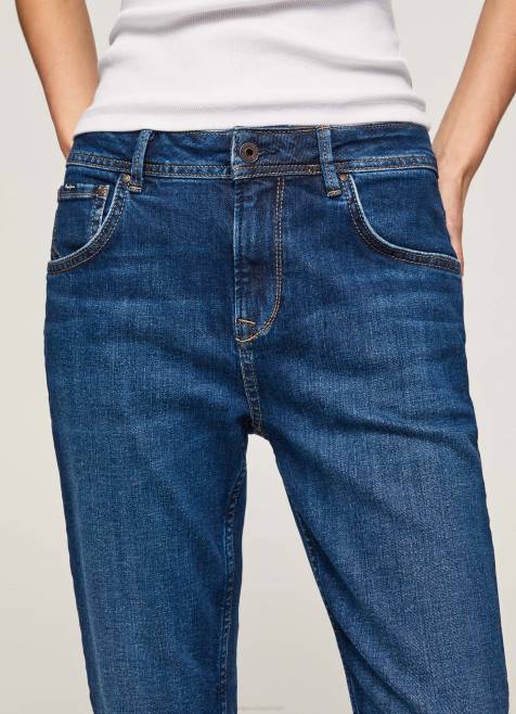 Pepe Jeans violetit mom carrot fit korkeavyötäröiset farkut naiset denim TB0081 - Image 3