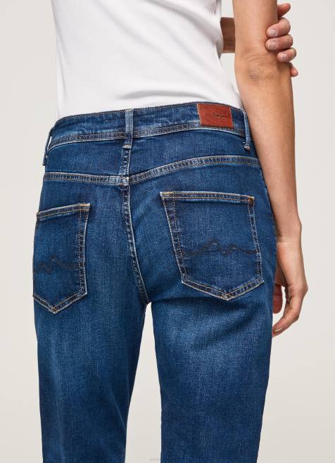 Pepe Jeans violetit mom carrot fit korkeavyötäröiset farkut naiset denim TB0081 - Image 5